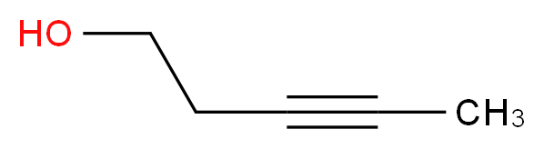 3-Pentyn-1-ol_分子结构_CAS_10229-10-4)
