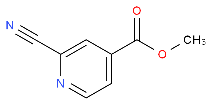 Methyl 2-cyanoisonicotinate_分子结构_CAS_94413-64-6)