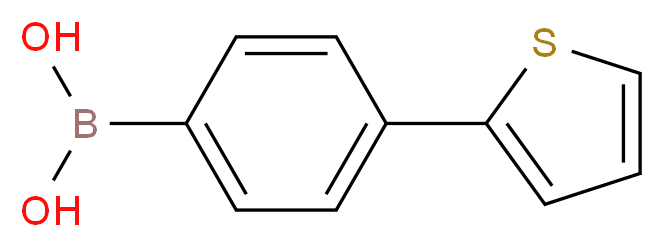 4-(Thien-2-yl)benzeneboronic acid_分子结构_CAS_362612-66-6)