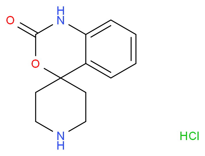 Spiro[benzo[d][1,3]oxazine-4,4'-piperidin]-2(1H)-one hydrochloride_分子结构_CAS_85732-37-2)