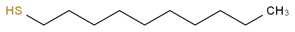 Decane-1-thiol 96%_分子结构_CAS_143-10-2)