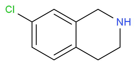 7-Chloro-1,2,3,4-tetrahydroisoquinoline_分子结构_CAS_73075-45-3)