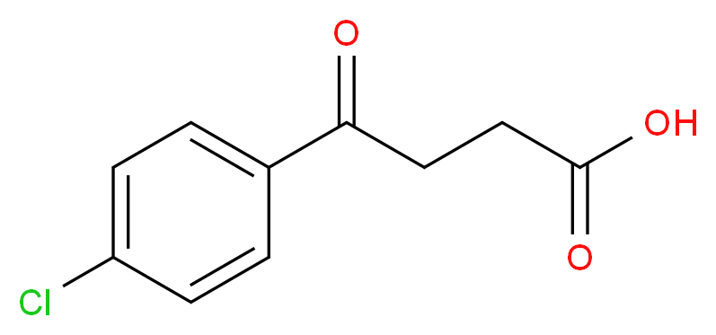 3-(4-氯苯甲酰)丙酸_分子结构_CAS_3984-34-7)