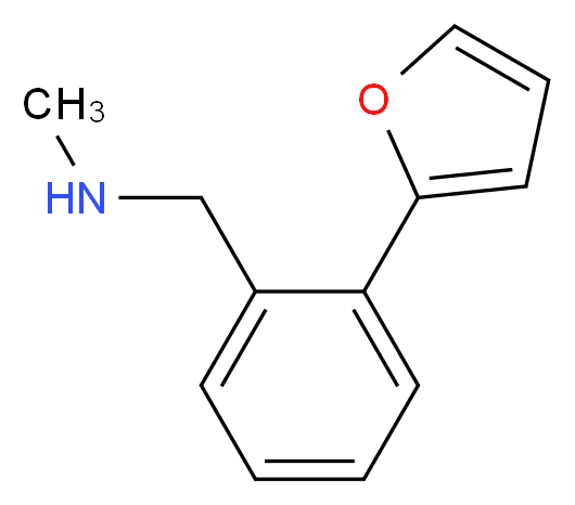 N-[2-(2-Furyl)benzyl]-N-methylamine 95%_分子结构_CAS_859850-97-8)