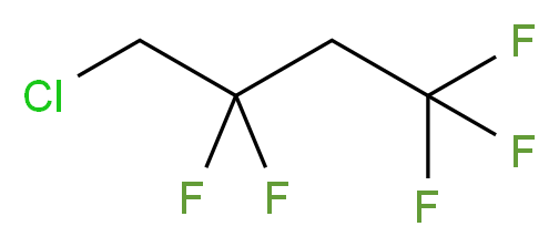 4-chloro-1,1,1,3,3-pentafluorobutane_分子结构_CAS_70566-48-2