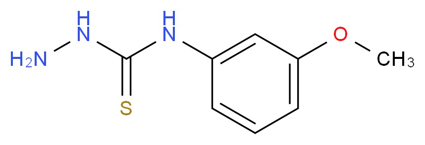 3-amino-1-(3-methoxyphenyl)thiourea_分子结构_CAS_42135-73-9