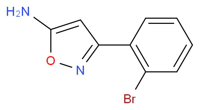3-(2-bromophenyl)-1,2-oxazol-5-amine_分子结构_CAS_)