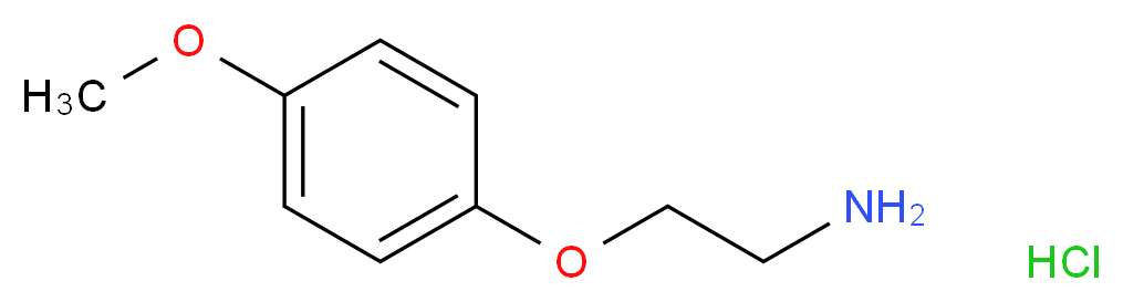 2-(4-methoxyphenoxy)ethanamine hydrochloride_分子结构_CAS_98959-77-4)