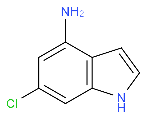 6-chloro-1H-indol-4-amine_分子结构_CAS_431046-15-0