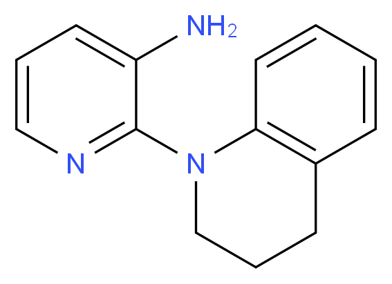 2-[3,4-Dihydro-1(2H)-quinolinyl]-3-pyridinamine_分子结构_CAS_)