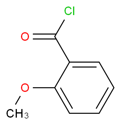 2-甲氧基苯甲酰氯_分子结构_CAS_21615-34-9)