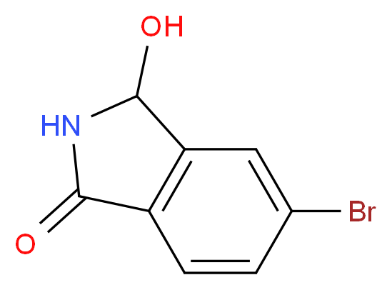 5-BROMO-3-HYDROXYISOINDOLIN-1-ONE_分子结构_CAS_573675-39-5)