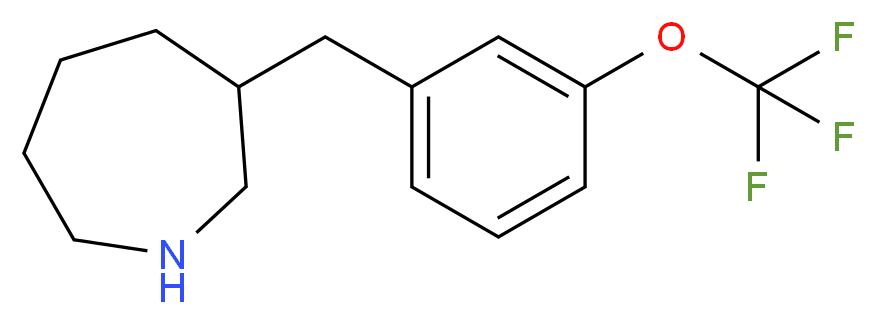 3-{[3-(trifluoromethoxy)phenyl]methyl}azepane_分子结构_CAS_1158747-82-0