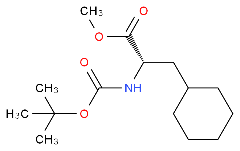 Boc-Cha-OMe_分子结构_CAS_98105-41-0)