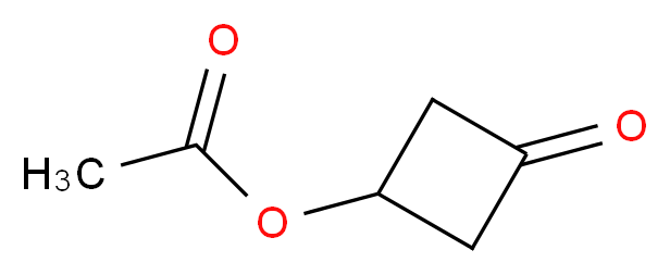 3-oxocyclobutyl acetate_分子结构_CAS_63930-59-6