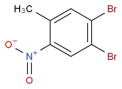 1,2-dibromo-4-methyl-5-nitrobenzene_分子结构_CAS_101580-70-5