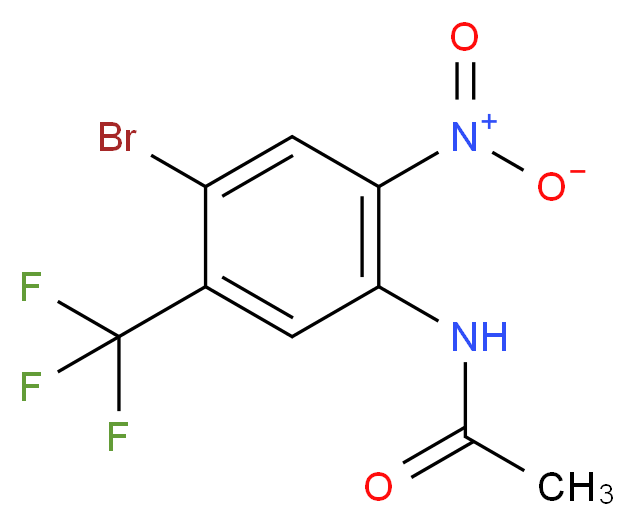 N-(4-BROMO-5-(TRIFLUOROMETHYL)-2-NITROPHENYL)ACETAMIDE_分子结构_CAS_157554-76-2)