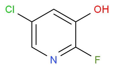 5-chloro-2-fluoropyridin-3-ol_分子结构_CAS_1003711-65-6
