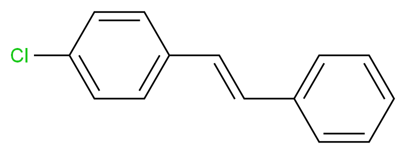 1-chloro-4-[(E)-2-phenylethenyl]benzene_分子结构_CAS_4714-23-2