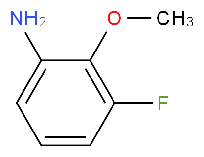 3-Fluoro-2-methoxyaniline 99%_分子结构_CAS_437-83-2)