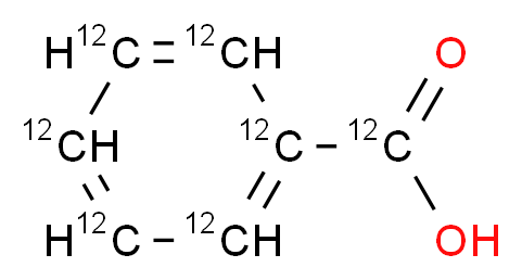 苯甲酸-12C7_分子结构_CAS_65-85-0)