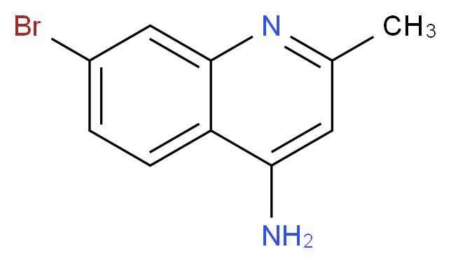 7-bromo-2-methylquinolin-4-amine_分子结构_CAS_948293-33-2