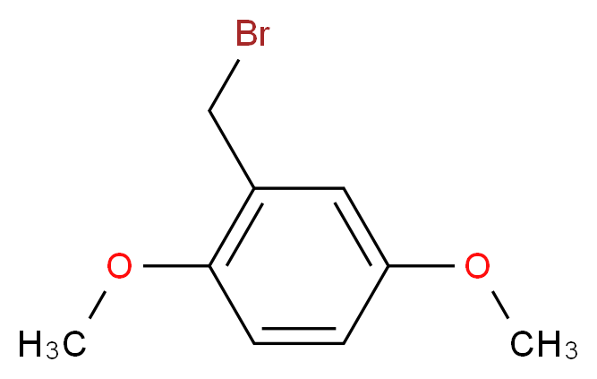 2-(bromomethyl)-1,4-dimethoxybenzene_分子结构_CAS_60732-17-4)