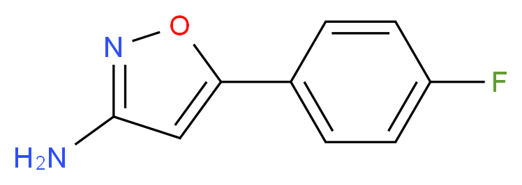 5-(4-fluorophenyl)-1,2-oxazol-3-amine_分子结构_CAS_925005-35-2
