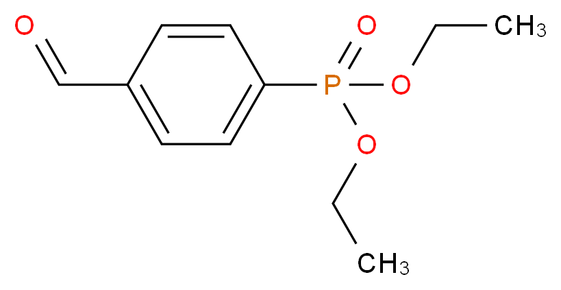 Diethyl (4-formylphenyl)phosphonate_分子结构_CAS_72436-45-4)