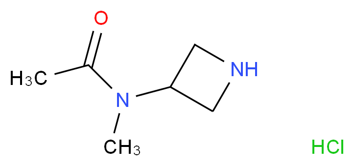 N-(azetidin-3-yl)-N-methylacetamide hydrochloride_分子结构_CAS_935668-15-8