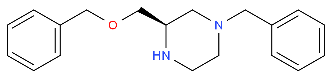 (R)-1-Benzyl-3-(benzyloxymethyl)piperazine_分子结构_CAS_255723-98-9)