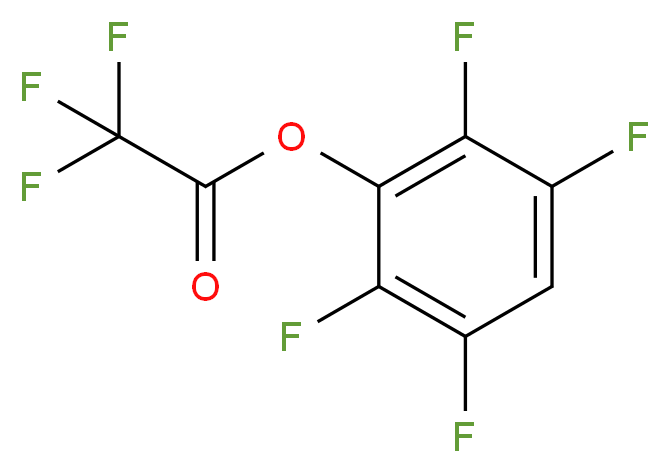 2,3,5,6-Tetrafluorophenyl trifluoroacetate 98%_分子结构_CAS_142685-25-4)