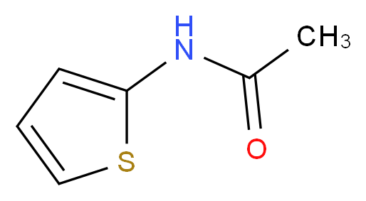 N-(thiophen-2-yl)acetamide_分子结构_CAS_13053-81-1