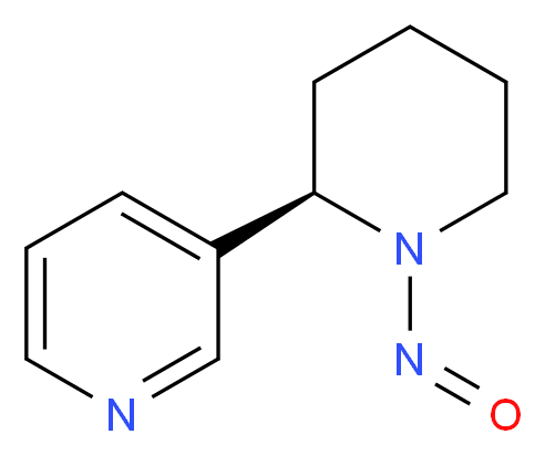 3-[(2R)-1-nitrosopiperidin-2-yl]pyridine_分子结构_CAS_1133-64-8