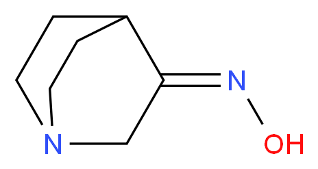 3-Quinuclidinone oxime_分子结构_CAS_35423-17-7)