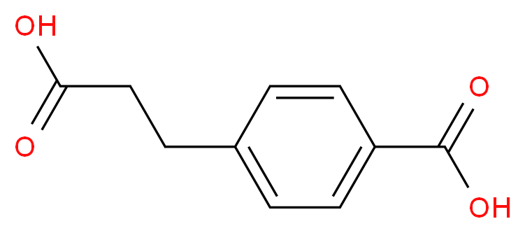 4-(2-carboxyethyl)benzoic acid_分子结构_CAS_38628-51-2