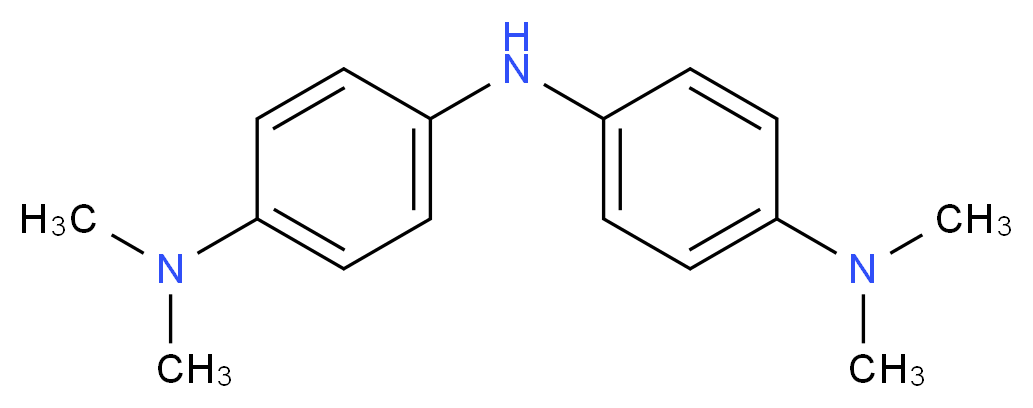 4-N-[4-(dimethylamino)phenyl]-1-N,1-N-dimethylbenzene-1,4-diamine_分子结构_CAS_637-31-0