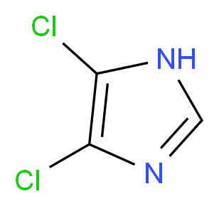 4,5-dichloro-1H-imidazole_分子结构_CAS_15965-30-7