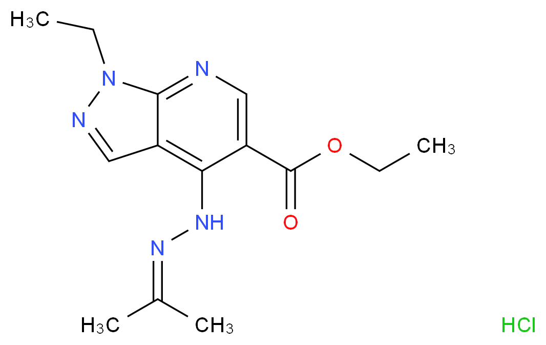 Etazolate hydrochloride_分子结构_CAS_35838-58-5)
