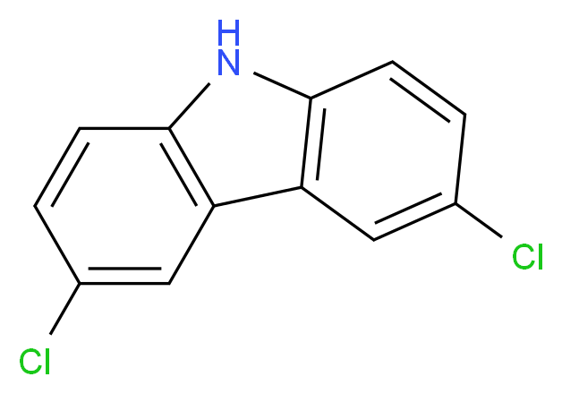 3,6-Dichlorocarbazole 97%_分子结构_CAS_)