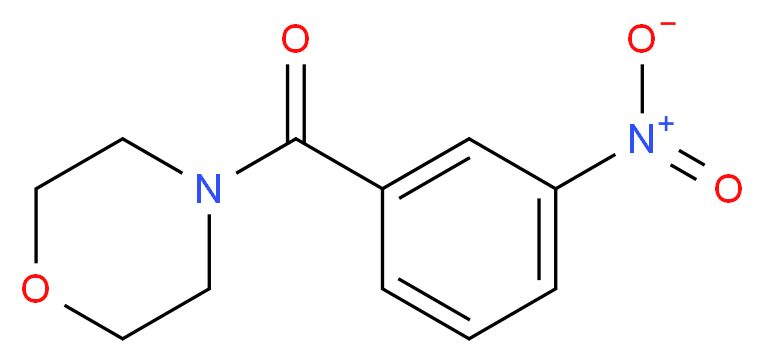 4-(3-Nitrobenzoyl)morpholine_分子结构_CAS_262162-90-3)