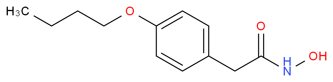 2-(4-butoxyphenyl)-N-hydroxyacetamide_分子结构_CAS_2438-72-4