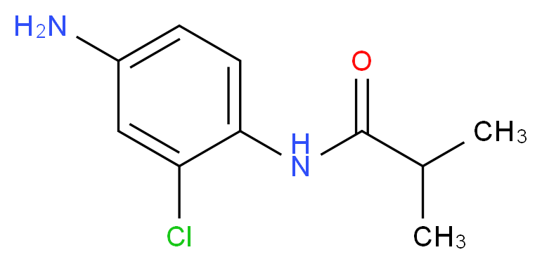 N-(4-amino-2-chlorophenyl)isobutyramide_分子结构_CAS_)