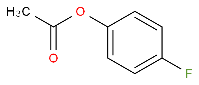 4-Fluorophenyl acetate_分子结构_CAS_405-51-6)