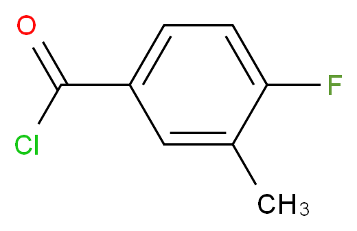 4-Fluoro-3-methylbenzoyl chloride 98%_分子结构_CAS_455-84-5)