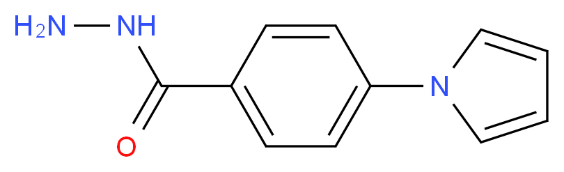 4-(1H-pyrrol-1-yl)benzohydrazide_分子结构_CAS_112575-84-5