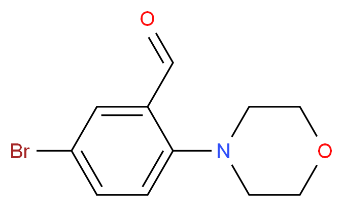 5-Bromo-2-(N-morpholino)-benzaldehyde_分子结构_CAS_742099-65-6)