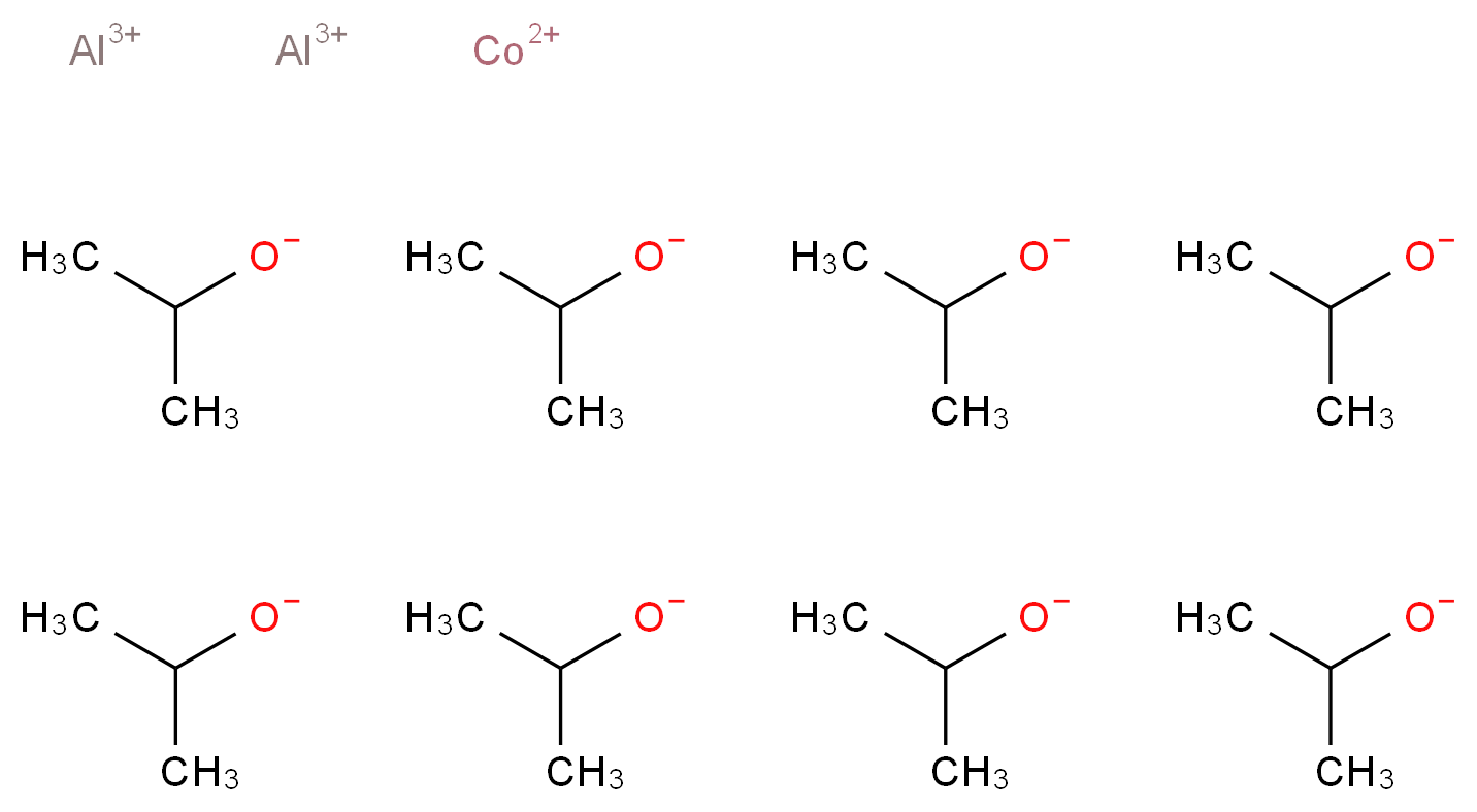 异丙氧基钴铝, 99.9% (metals basis)_分子结构_CAS_70504-56-2)