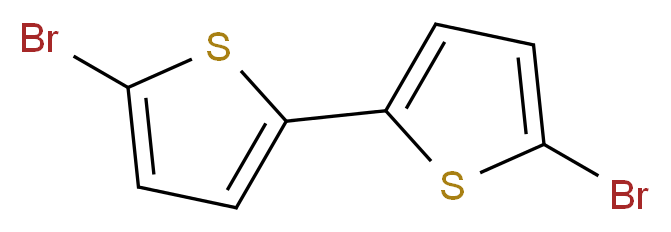 2-bromo-5-(5-bromothiophen-2-yl)thiophene_分子结构_CAS_4805-22-5