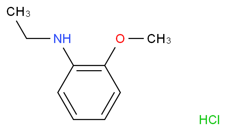 N-Ethyl-2-methoxyaniline hydrochloride_分子结构_CAS_)